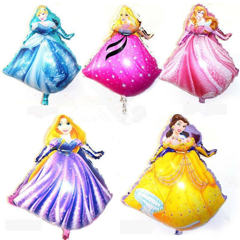 ο  ˷̴ ǳ Ƽ ǳ & 峭 ο 5pcs - /new 5pcs-lots of new princess aluminum balloons party balloons wholesale children&s toys